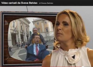 Videoparodia, Belviso canta a Marino: parole, parole