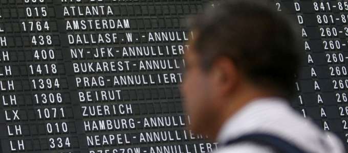 Lufthansa, sciopero piloti: otto voli cancellati a Fiumicino