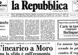 La Repubblica festeggia i 40 anni con l'inizio dell'éra Calabresi