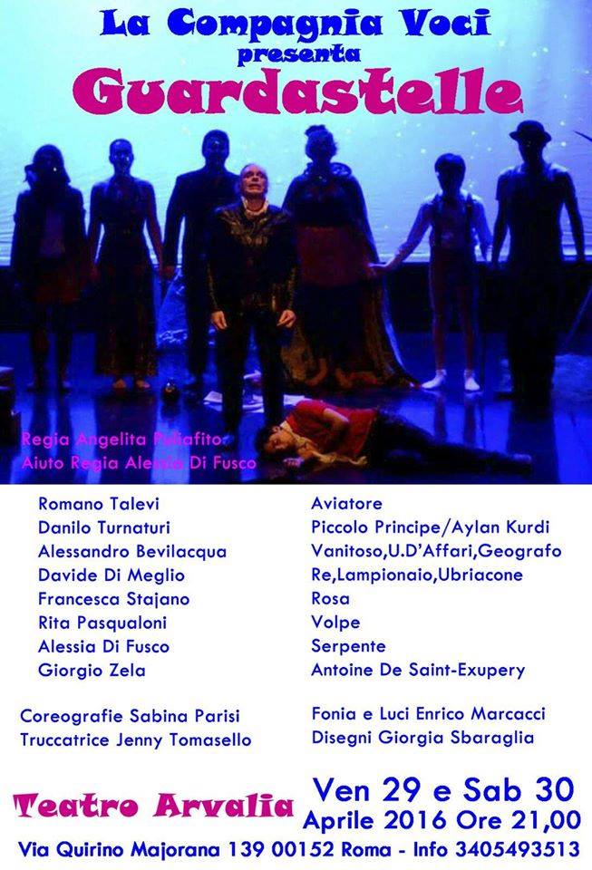Al Teatro Arvalia in scena la commedia musicale “Guardastelle”