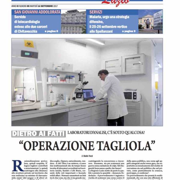 Sanità Il Nuovo Corriere n.65 del 12 settembre 2017