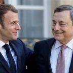 Draghi e Macron per un'Europa più forte'
