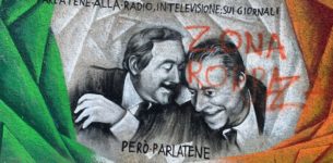 PIAZZA BOLOGNA – Imbrattato il murale di Falcone e Brosellino