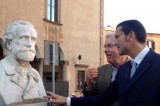 Viterbo: ”Omaggio a Verdi”, scoperto il busto recuperato dal Laboratorio provinciale di restauro