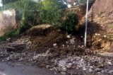 GIANICOLO/Crolla muro causa maltempo