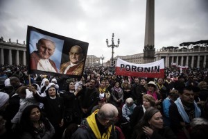 Canonization mass for Pope John Paul II and Pope John XXIII
