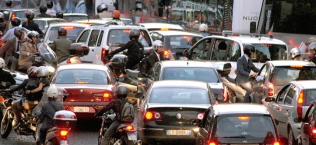 Traffico, Roma resta nel podio delle peggiori d’Italia
