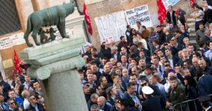 Comunali-Roma-sciopero