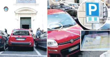 La Panda di Marino diventa un caso: 30 parlamentari scrivono a Grasso per rimuoverla dal parcheggio ...