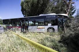 Atac, bus contro albero: 10 feriti, probabile malore dell'autista. Nel pomeriggio un mezzo abbatte u...