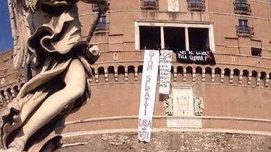 Giubileo, i movimenti 'occupano' Castel Sant'Angelo: 