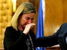 Bruxelles, bufera sulle lacrime della Mogherini: Bertolaso e Meloni all'attacco, Storace la difende