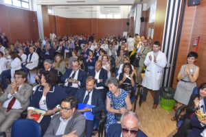 Roma - Centro congressi Lazzaro Spallanzani, la sala riempita da medici e operatori sanitari