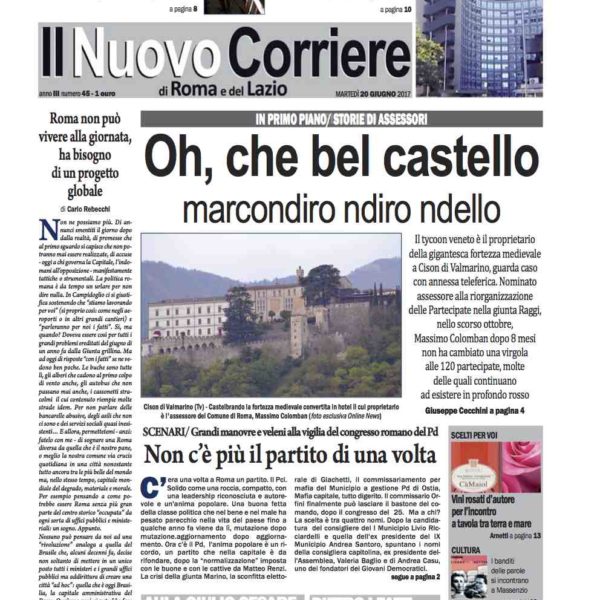 Il Nuovo Corriere n.45 del 20 giugno 2017