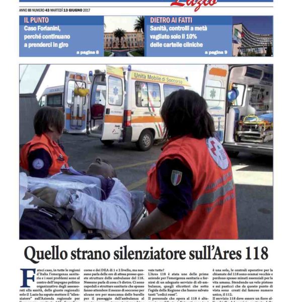 Sanità Il Nuovo Corriere n.43 del 13 giugno 2017