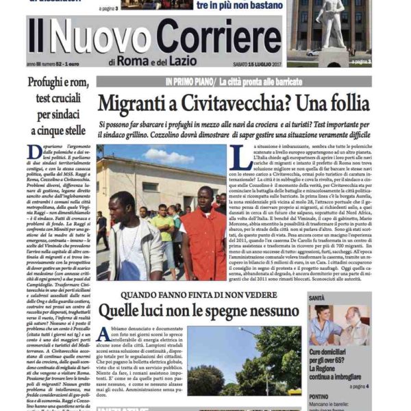 Il Nuovo Corriere n.52 del 15 luglio 2017