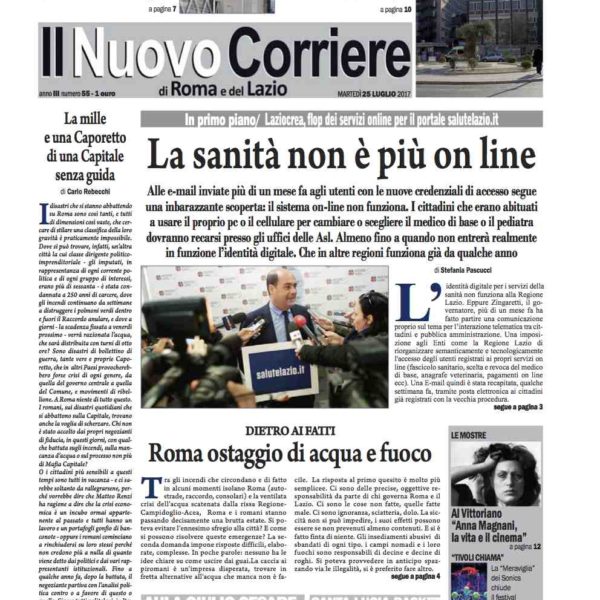 Il Nuovo Corriere n.55 del 25 luglio 2017