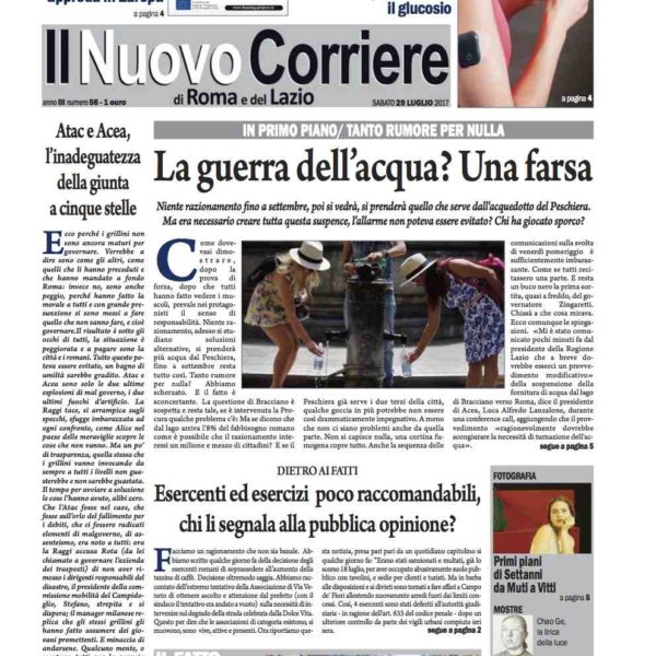 Il Nuovo Corriere n.56 del 29 luglio 2017