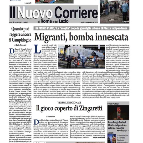 Il Nuovo Corriere n.60 del 26 agosto 2017