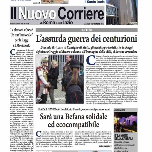 Il Nuovo Corriere n.64 del 9 settembre 2017