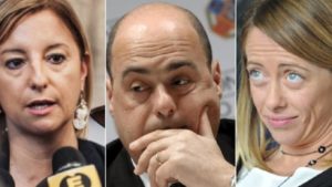 lombardi zingaretti meloni elezioni regionali lazio 2018-3