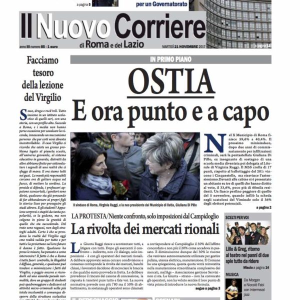 Il Nuovo Corriere n.85 del 21 novembre 2017