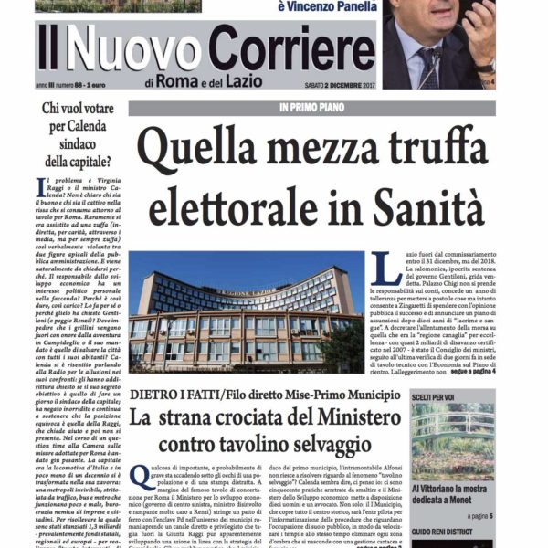 Il Nuovo Corriere n.88 del 2 dicembre 2017