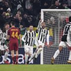 Juve batte Roma 1-0 Bianconeri a meno 1 dal Napoli