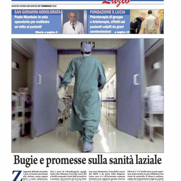 Sanità Il Nuovo Corriere n.15 del 27 febbraio 2018