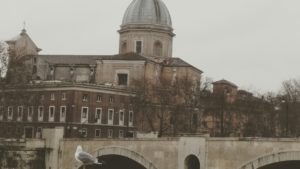 Roma, febbraio 2018 - La Capitale sotto l'onda del maltempo (Foto Online News)