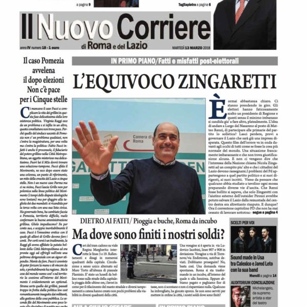 Il Nuovo Corriere n.18 del 13 marzo 2018