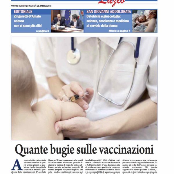 Sanità Il Nuovo Corriere n.23 del 10 aprile 2018